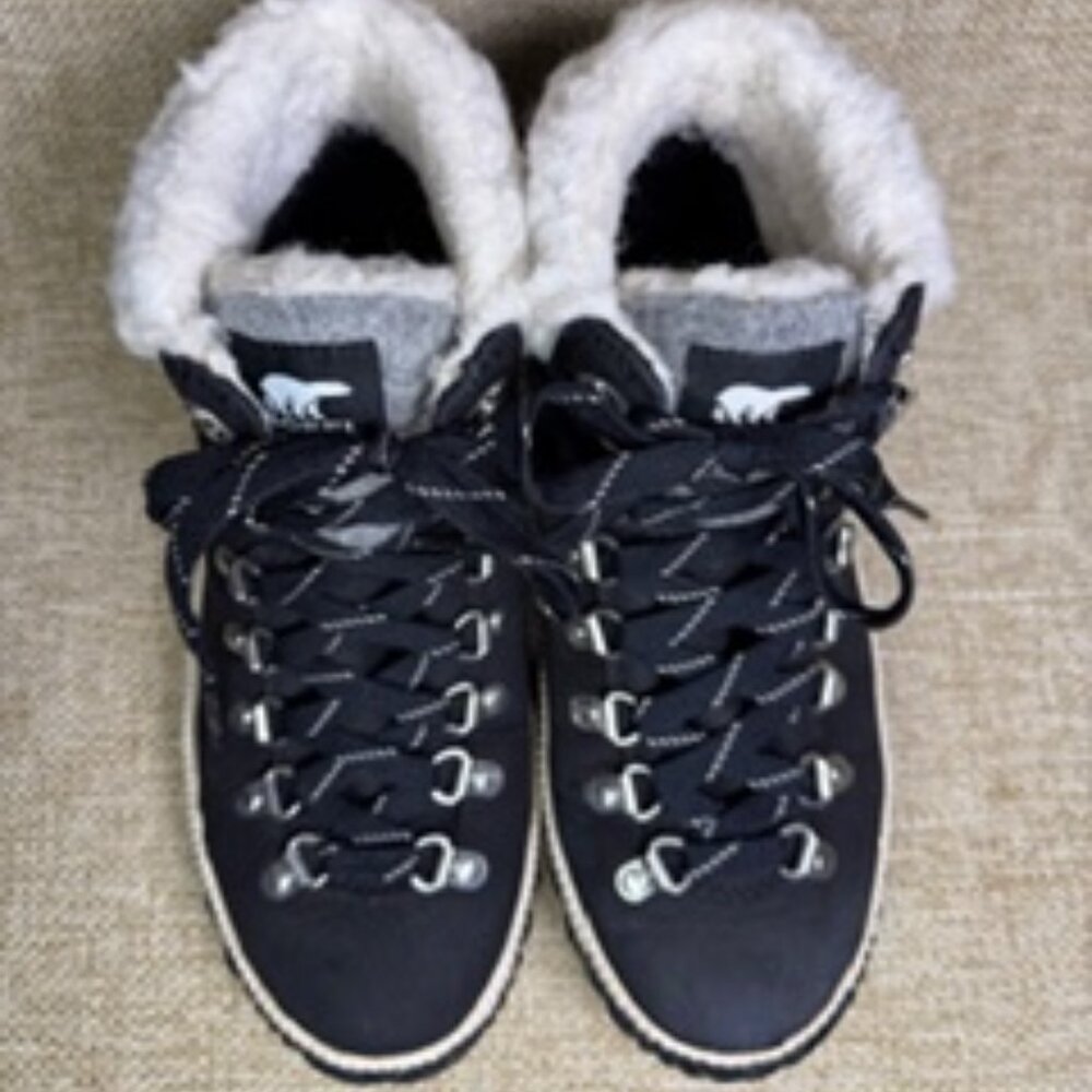 SOREL Women's Out 'N About Plus Conquest Boots Black, Size 7.5